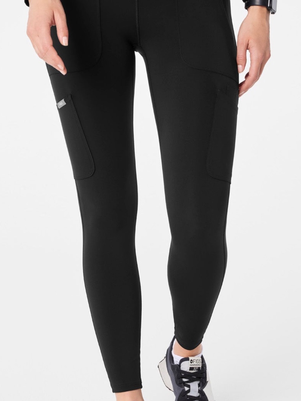 Ashland High-Rise ScrubLeggings Black High-Waist Leggings